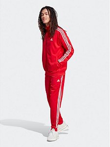 AGASALHO ADIDAS 3 STRIPES - VERMELHO
