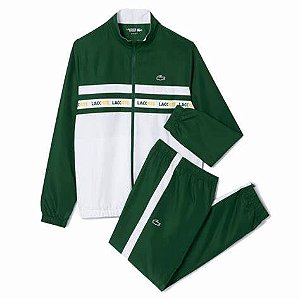 Conjunto Lacoste Sport - Branco + Verde