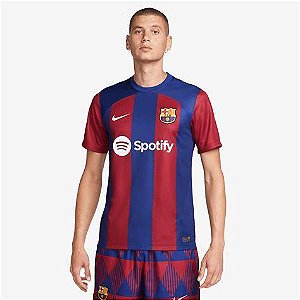 Camisa Nike Barcelona I 2023/24 Torcedor Pro Masculina