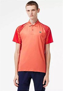 Camisa Polo Lacoste Tennis x Novak Djokovic Tricolour