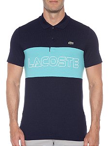 Camisa Polo lacoste Regular Fit Stretch Piqué Colourblock