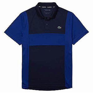 Camisa Polo Lacoste Sport DH6933 - Azul+azul