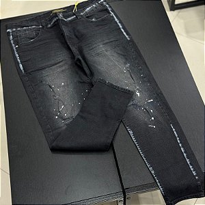 Calça Skinny Premium Tintas Black - 9273