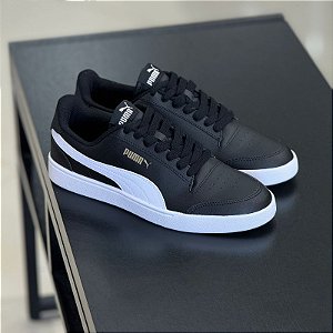 Tenis Puma Shuffle - Preto+Branco