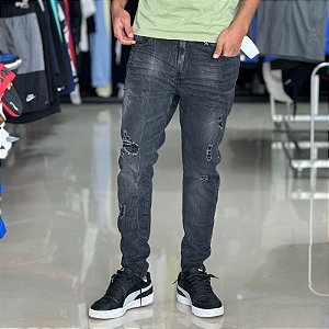 Calça Jeans Titular preto Marmorizado