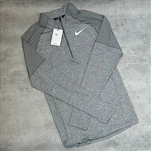 Nike Dri-Fit Element Half Zip Cinza - AH8973-084