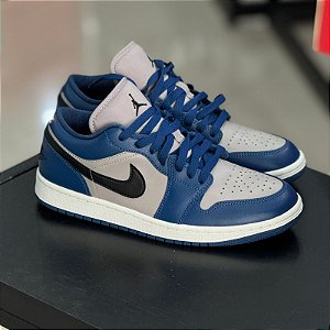 Jordan 1 Low French Blue College Grey