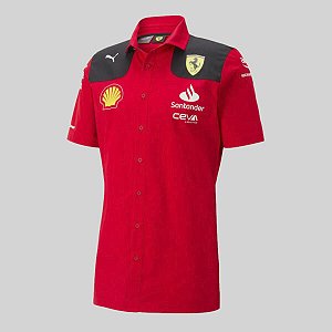 Camisa polo scuderia ferrari - Vermelho