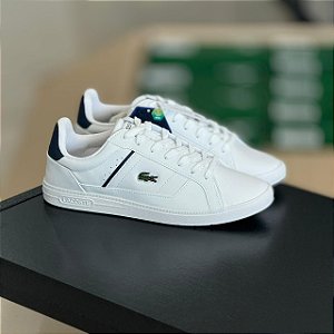 Tênis Lacoste Europa pro - WHT/NVY