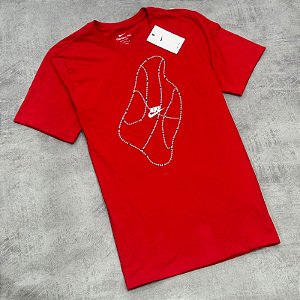 Camiseta Nike Dri-fit Basketball dv9712-657 - vermelho