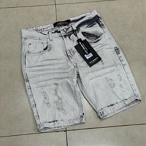 Bermuda Jeans marmorizada 7619