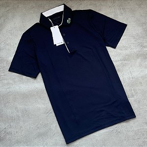 CAMISA POLO LACOSTE SPORT CROCO NA GOLA( AZUL MARINHO)