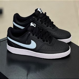 Tênis Nike Court Vision Low - Brack +Blue