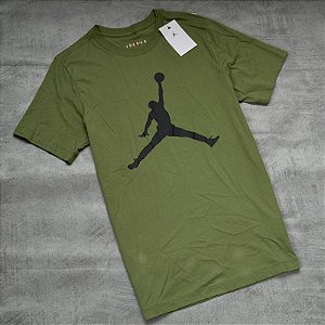 Camiseta Jordan Jumpman Masculina- Verde Musgo