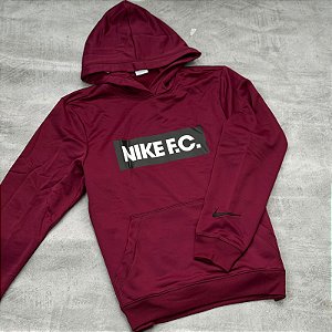 Blusão Nike Therma Fit Nike F.C (Vinho)