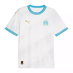 Camiseta Olympique De Marseille®- Branca & Azul Claro 2024 - 771349-01