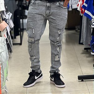 Calça Jeans Premium Skinny mescla 9386