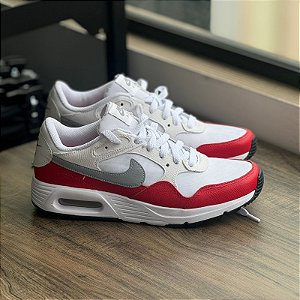 Nike Air Max SC White University Red Wolf Grey