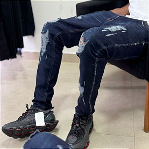 Calça jeans skinny - escura reserva 9300