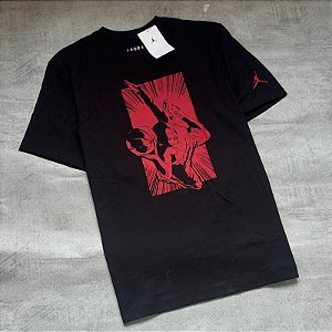 Nike Jordan MJ Dunk Tee Black/Gym Red/Gym Red
