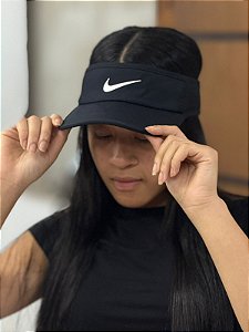 Viseira Nike Dri-FIT AeroBill Featherlight Unissex - Preto