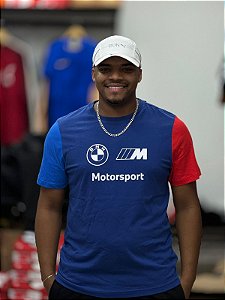 Camiseta BMW M Motorsport ESS Logo Tee -Azul Royal