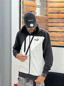 Moletom PUMA POWER Full-Zip Masculino | Preto | PUMA 678934-01