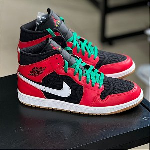 Tenis  Air Jordan 1 Mid SE Christmas Men's
