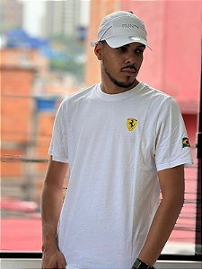 Camiseta Ferrari Branca Gp São Paulo 23 Brazil Race Puma