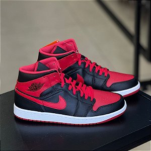 Tenis Air Jordan 1 Mid Alternate Bred