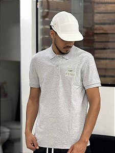Camisa Polo Lacoste Since-Regular Fit Cinza