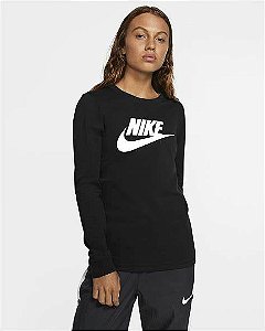 Suéter nike sportwear feminino- Preto