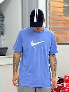 Camiseta masculina Nike Swoosh Air Lilas