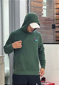 Moletom Nike Patch - verde militar  FB8439-323