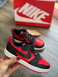 Tênis borough low infantil - vermelho+Preto