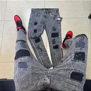 Calça Skinny Premium patch - 0263