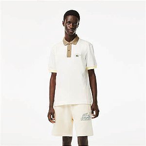 Camisa polo Lacoste Two Tone Organic Cotton - PH5743-23-CRU