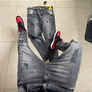Calça Brow Jeans - cinza destroyer
