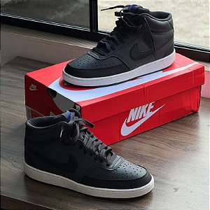 Tênis Nike Court Vision Mid- Preto