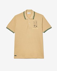 Camisa Polo Lacoste did it first - caramelo