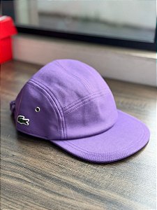 Boné Lacoste pique Girolle-Roxo