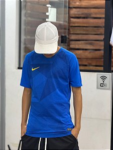 Camiseta Nike Dri-Fit ACADEMY Azul Royal "Voce é A Seleção"