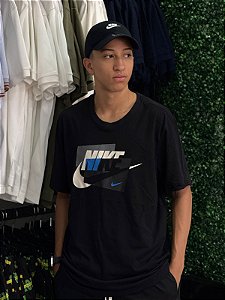 Camiseta Nike Sportwear Hombre- Preta