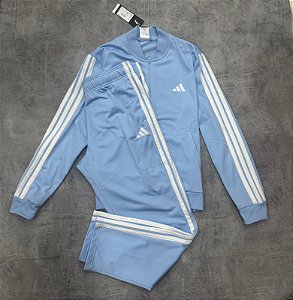 Agasalho Adidas Essentials 3-Stripes - Azul