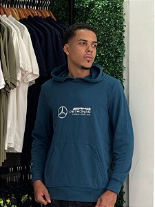 Moletom Mercedes AMG Petronas Motorsport - Azul ciano