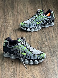 Nike Shox TL Wolf Grey Lime Blast