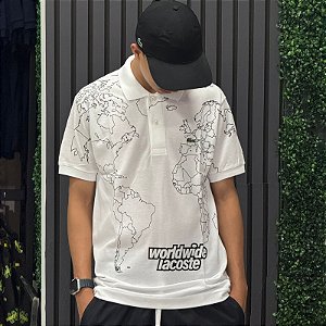 POLO LACOSTE WORLDWITE (BRANCA)