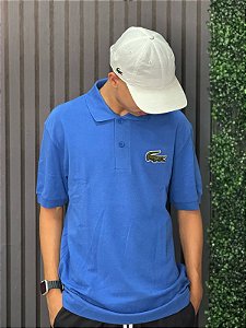 Polo Lacoste Loose Fit L.12.12  Pique Shirt- Azul Royal