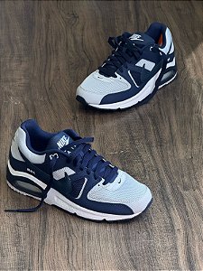 Tenis Air Max Command 'Pure Platinum Navy