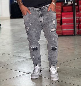 Calca Lipse Jeans Cinza-0247